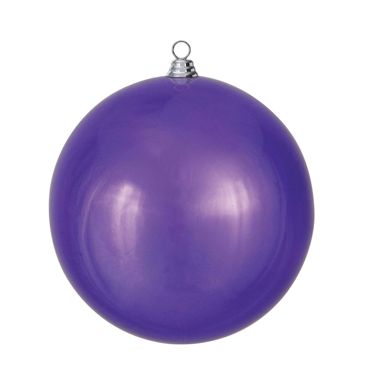 15.75" Plum Shiny Ball UV