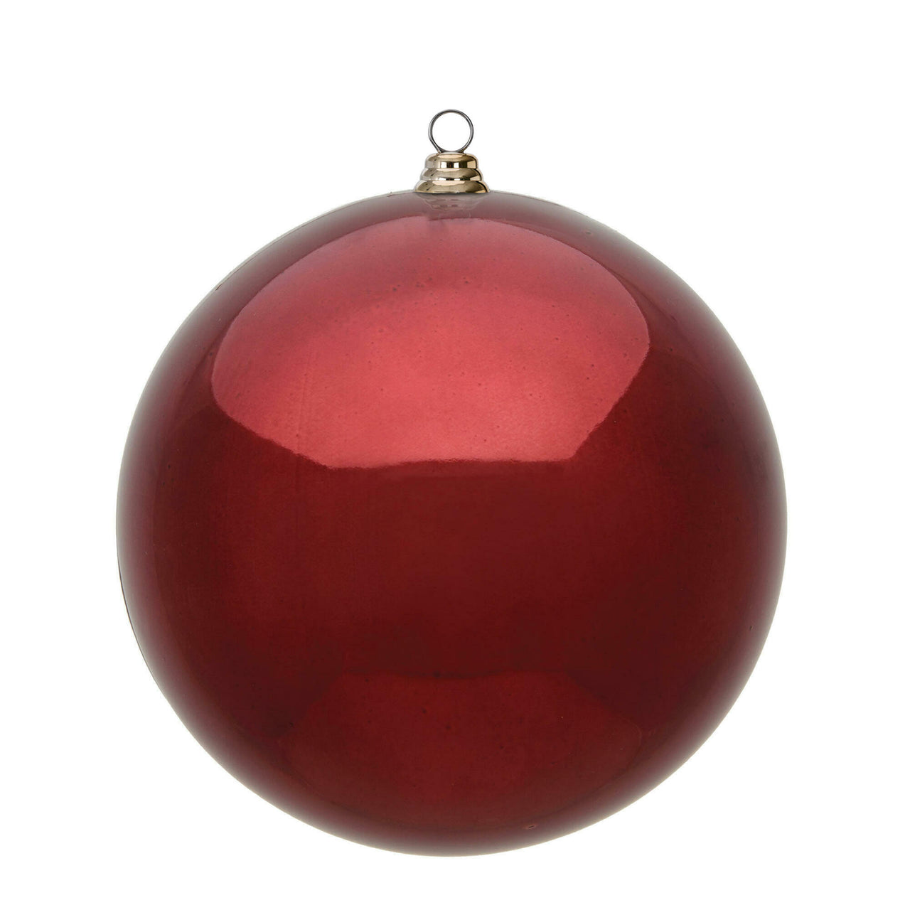 15.75" Burgundy Shiny Ball UV