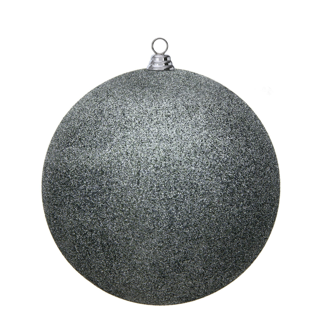 15.75" Pewter Glitter Ball