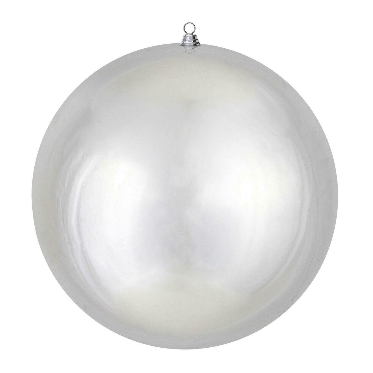 20" Giant Silver Shiny Ornament