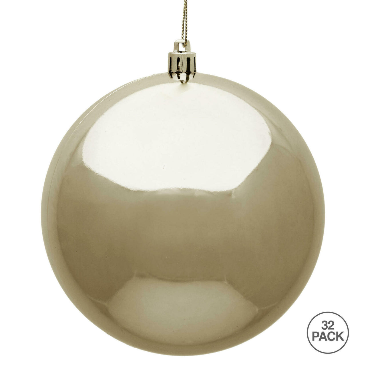 3" Champagne Shiny Ball