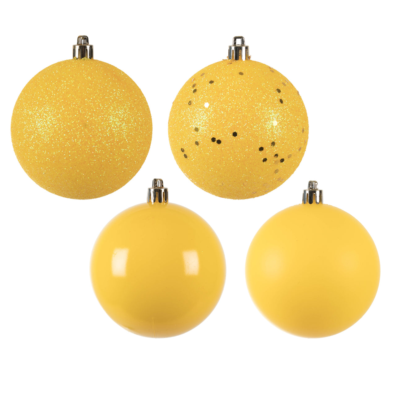 3" Yellow Ball 4 Finish Asst