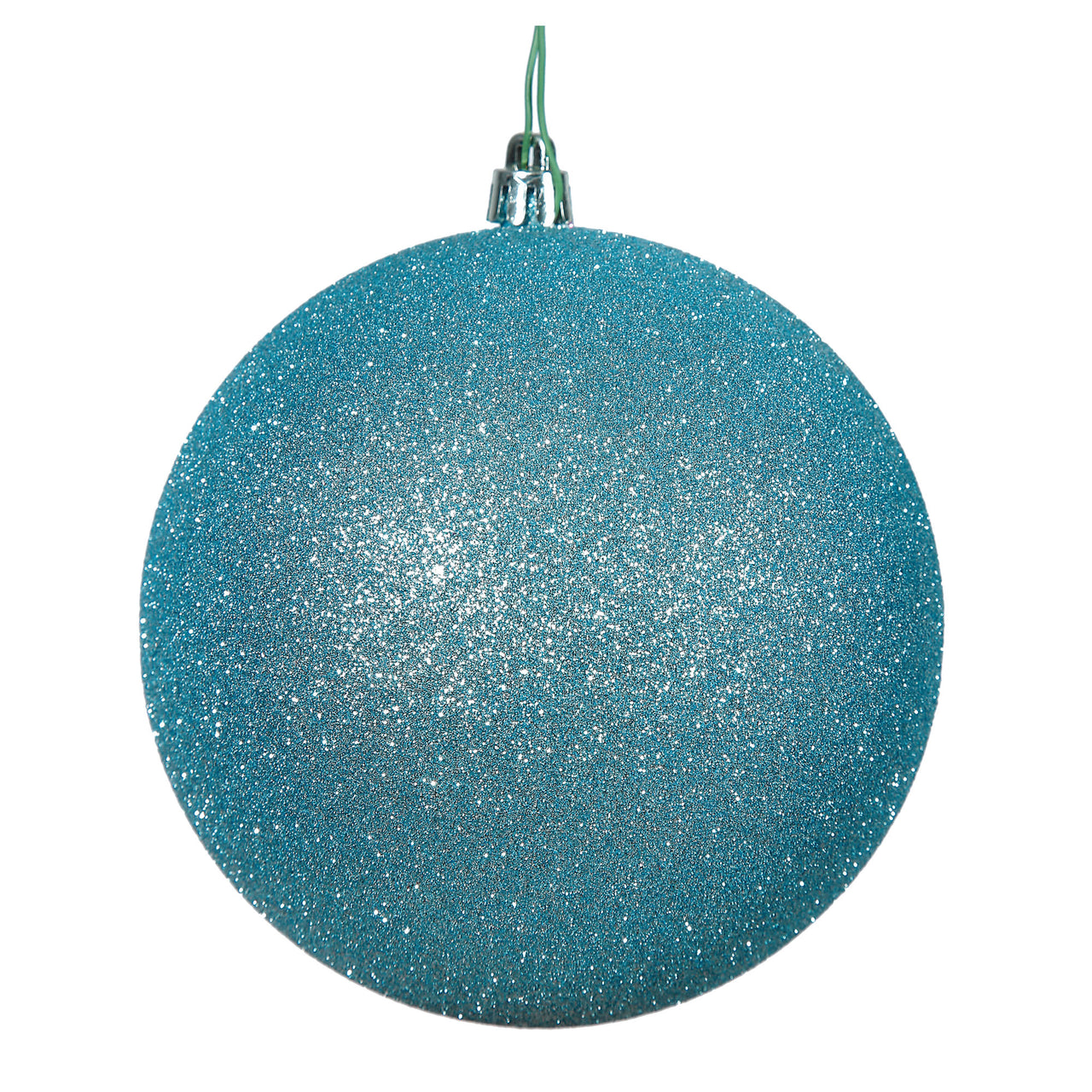 2.4" Baby Blue Glitter Ball