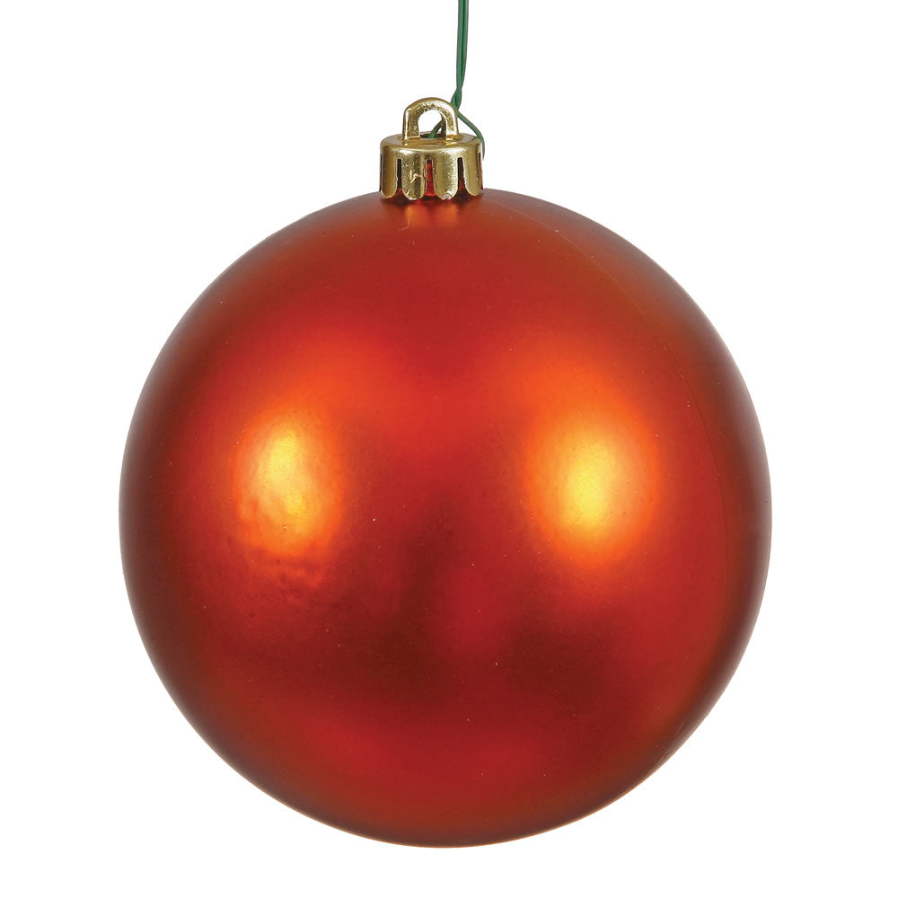 2.4" Burnish Orange Matte Ball UV