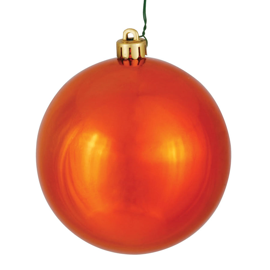 2.4" Burnish Orange Shiny Ball