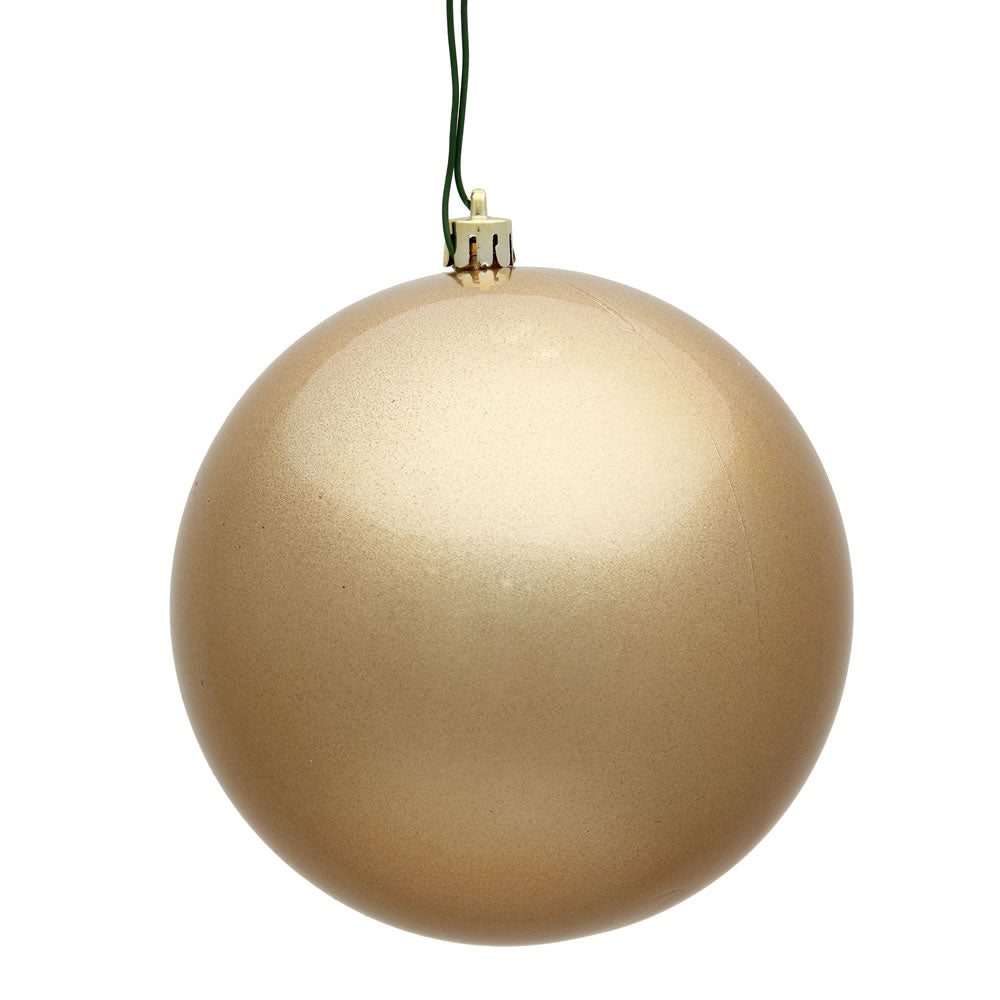 12" Café Latte Candy Ball UV Drilled