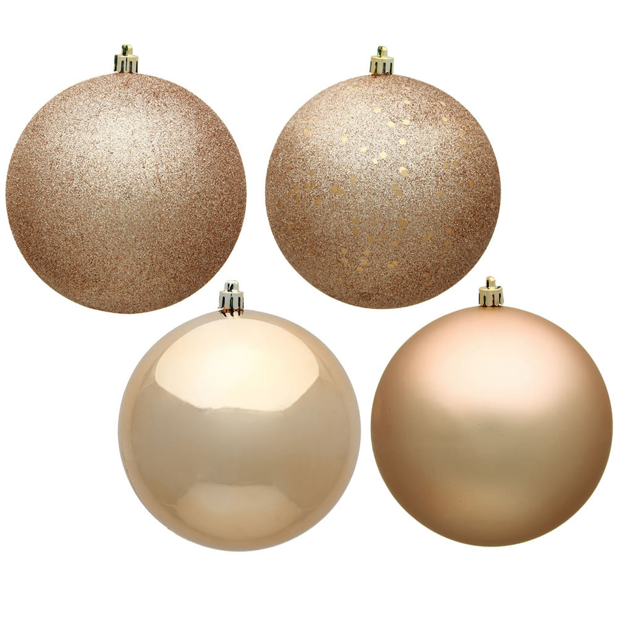 2.4" Café Latte Ball 4 Finish Asst