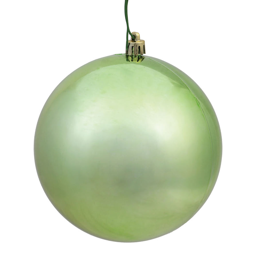 6" Celadon Shiny Ball UV Drilled