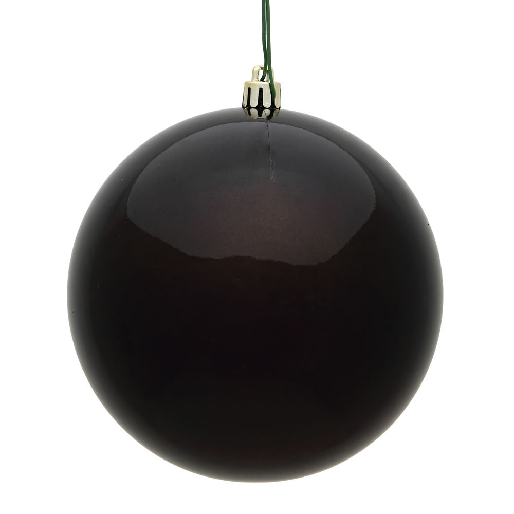 8" Chocolate Candy Ball UV Drilled