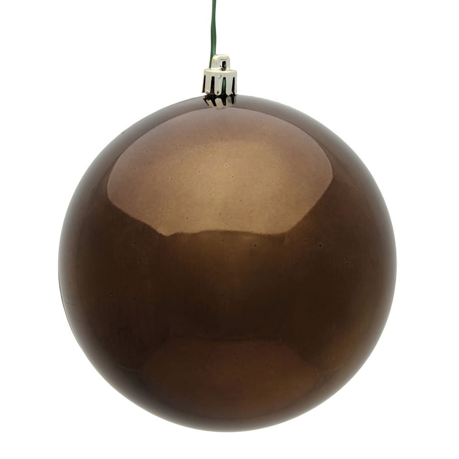 6" Chocolate Shiny Ball UV