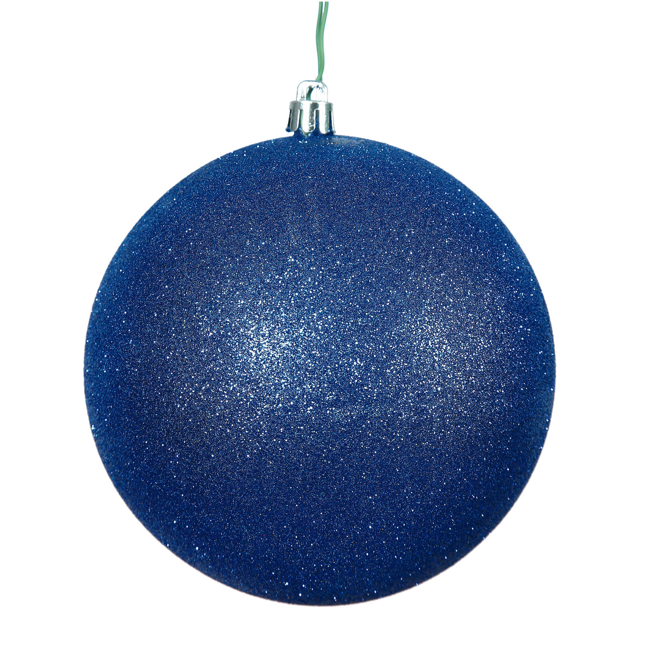 2.4" Cobalt Blue Glitter Ball