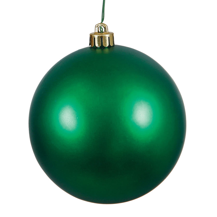 8" Emerald Matte Ball UV Drilled