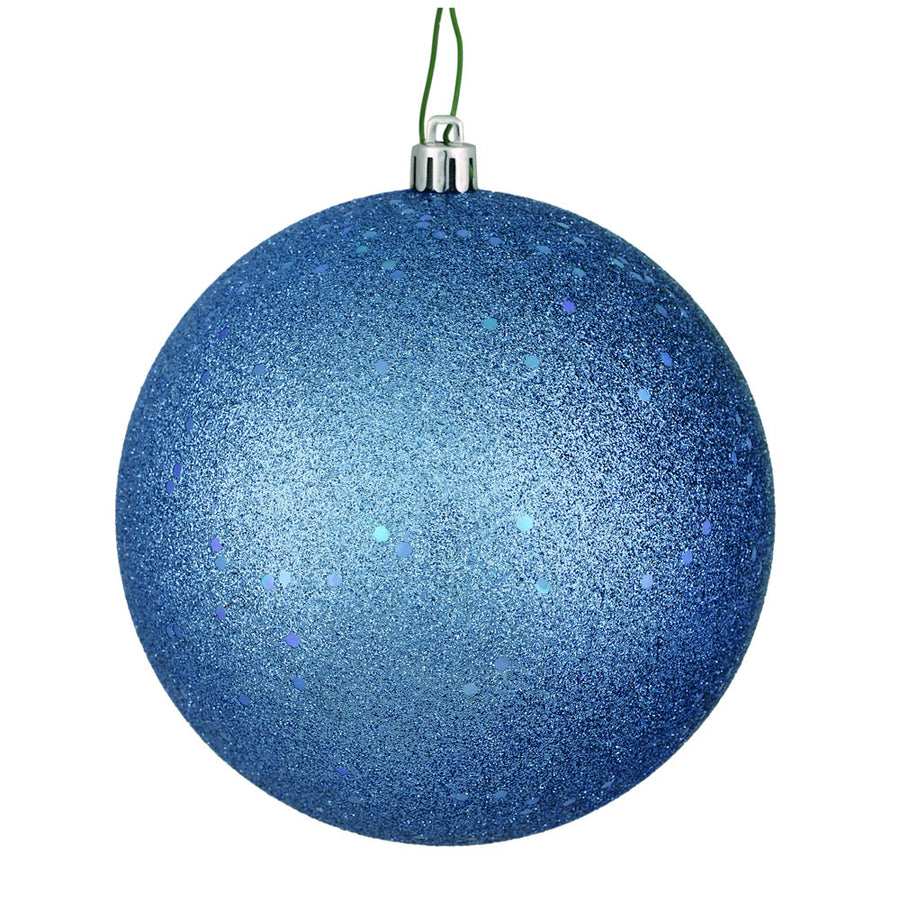 10" Periwinkle Sequin Ball Drilled