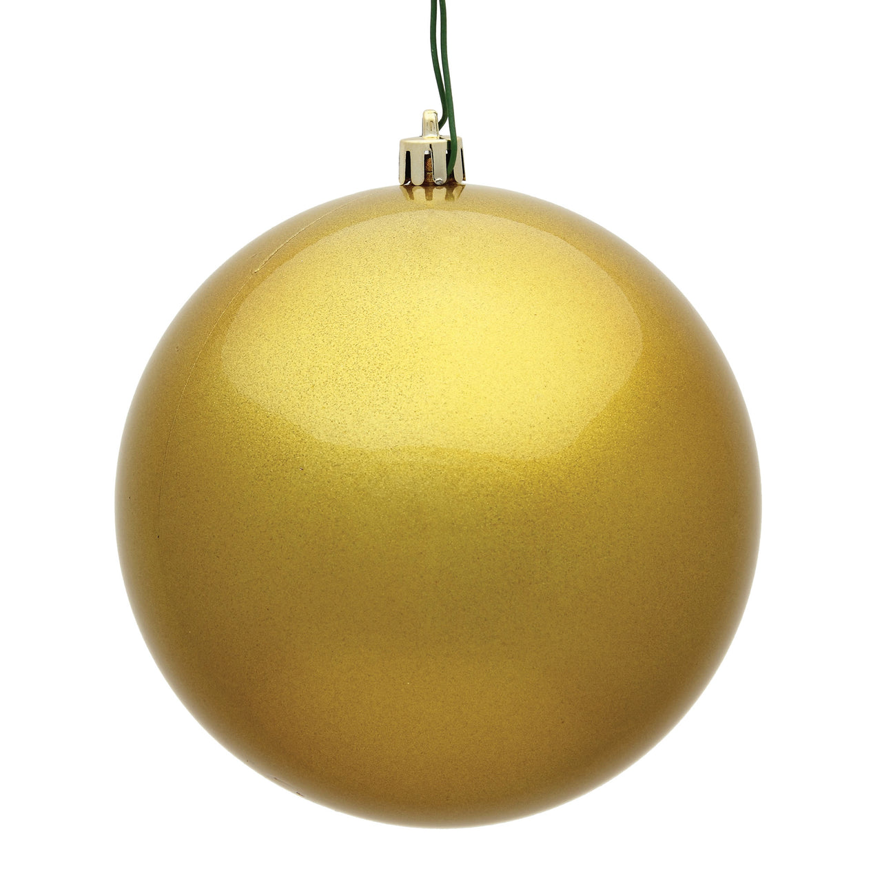 8" Gold Candy Ball UV Drilled Cap
