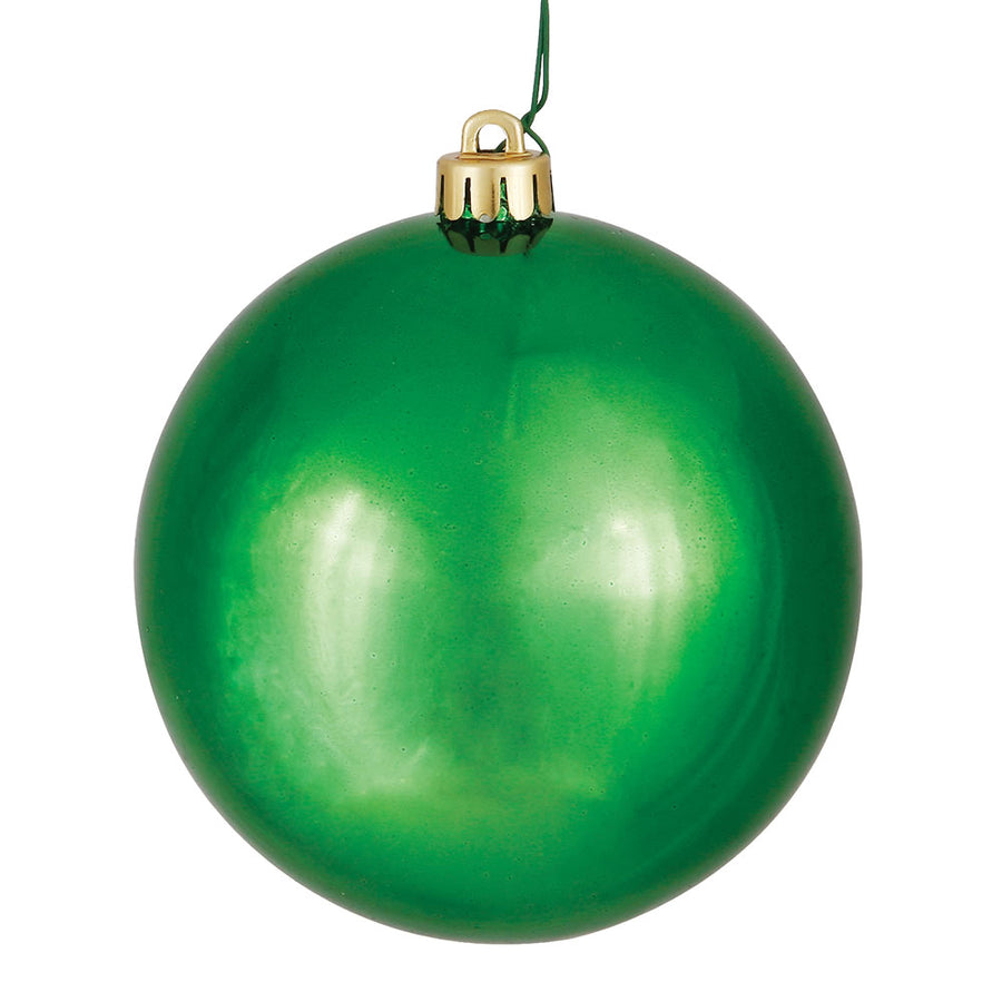 3" Green Shiny Ball UV Drilled