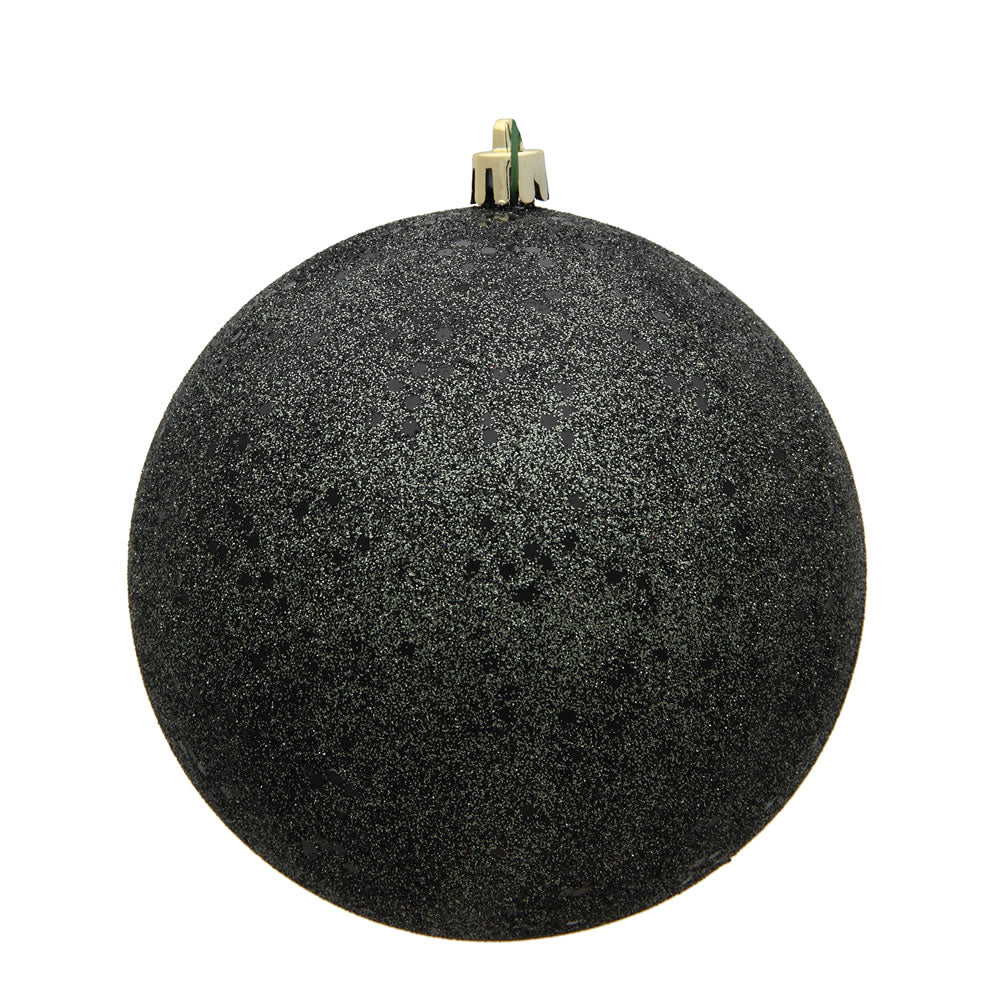 6" Gunmetal Sequin Ball Drilled