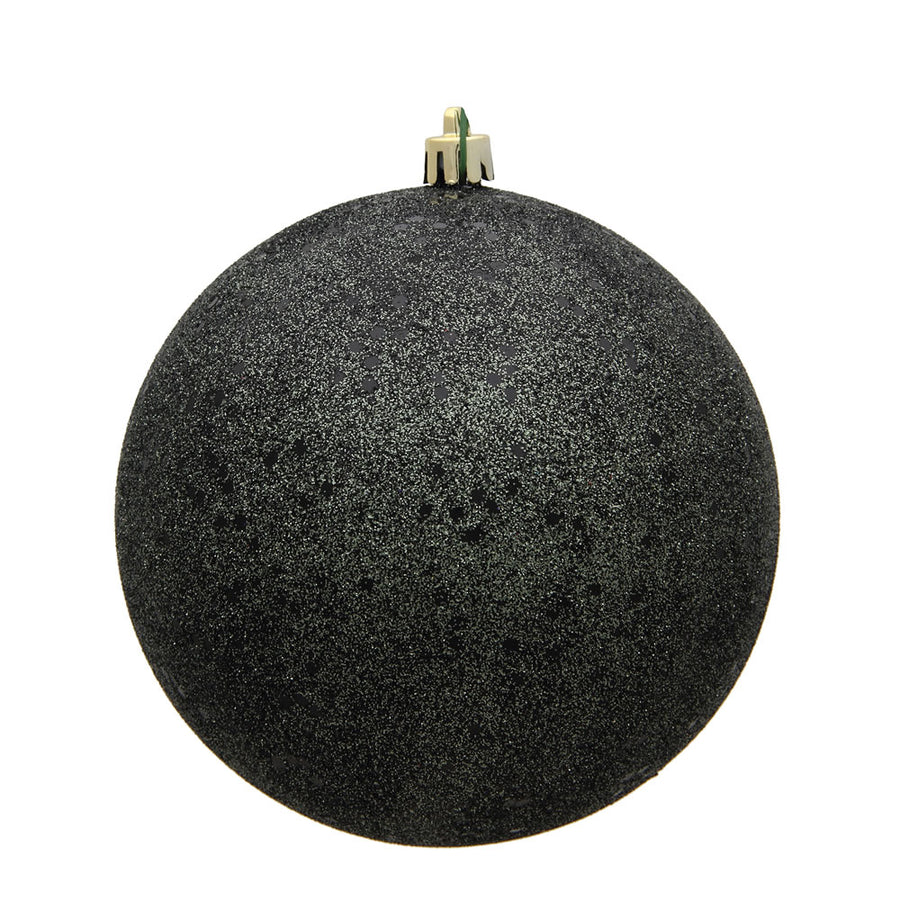 6" Gunmetal Sequin Ball Drilled