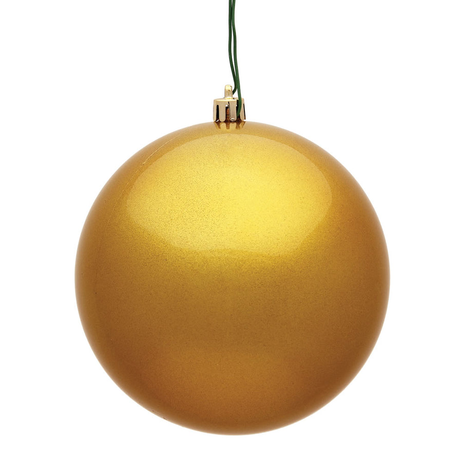 6" Honey Gold Candy Ball UV