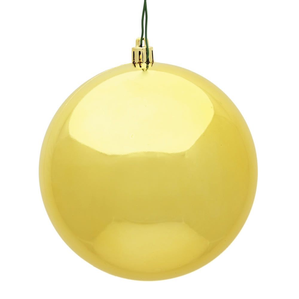 3" Honey Gold Shiny Ball