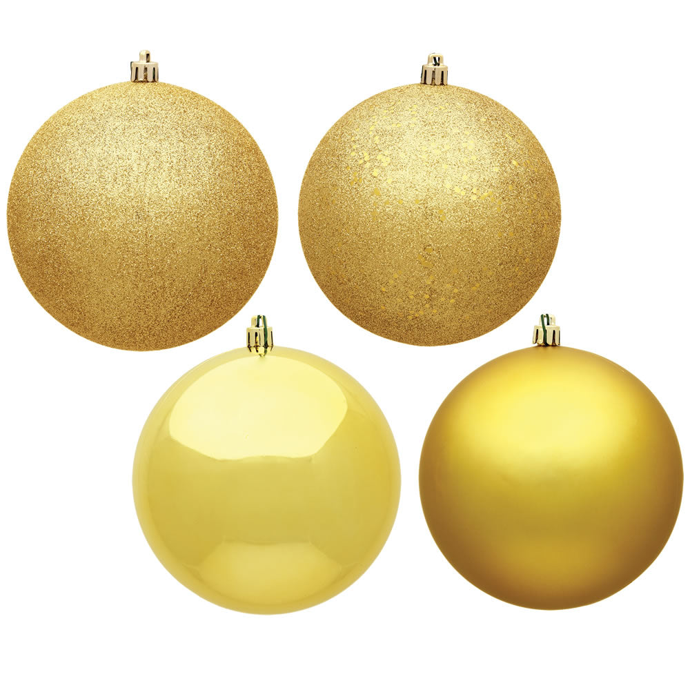 2.75" HoneyGold 4 Finish Orn Asst
