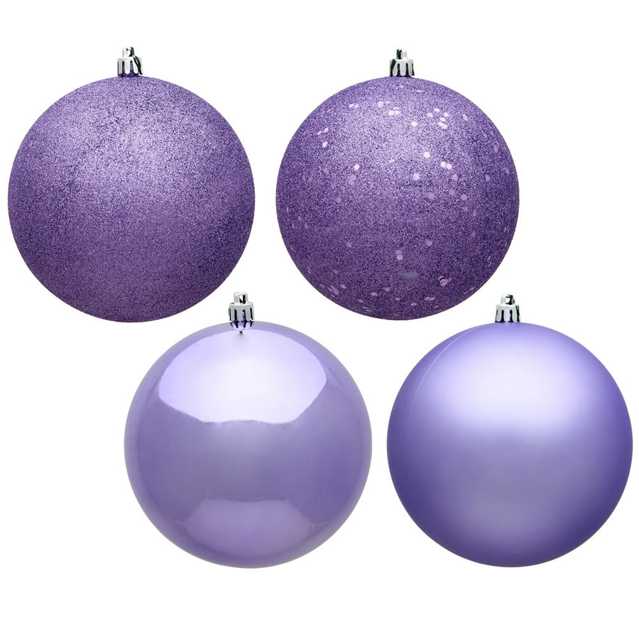 4" Lavender Ball 4 Finish Asst