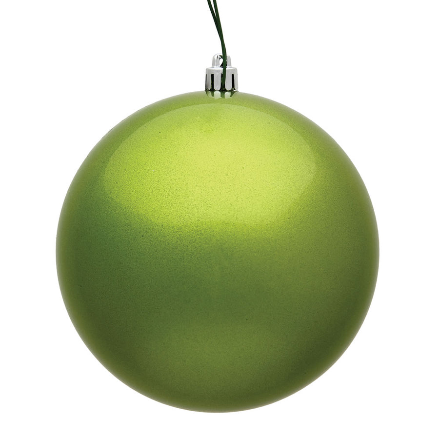 8" Lime Candy Ball UV Drilled