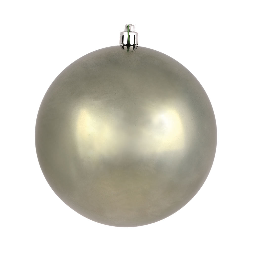 6" Limestone Shiny Ball UV Drilled