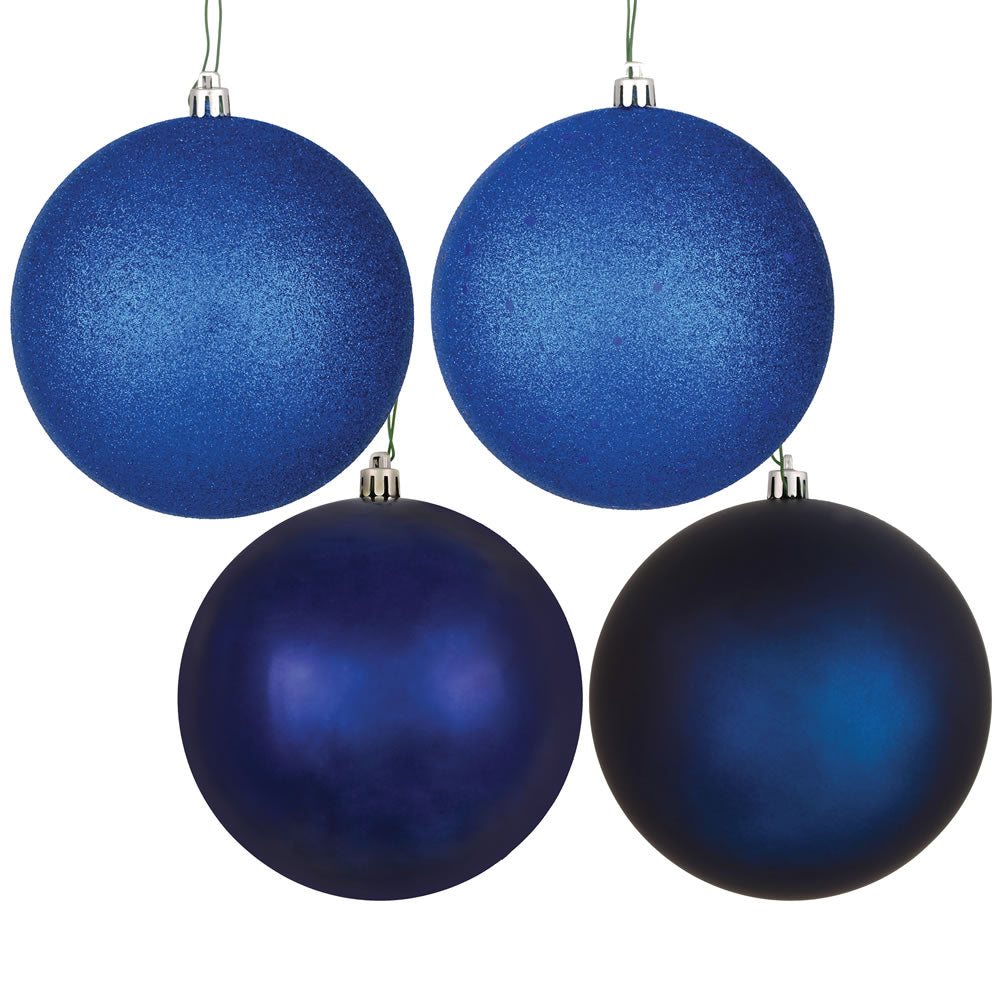 10" Midnt Blue 4-Fin Ball Asst Drill 4Bg