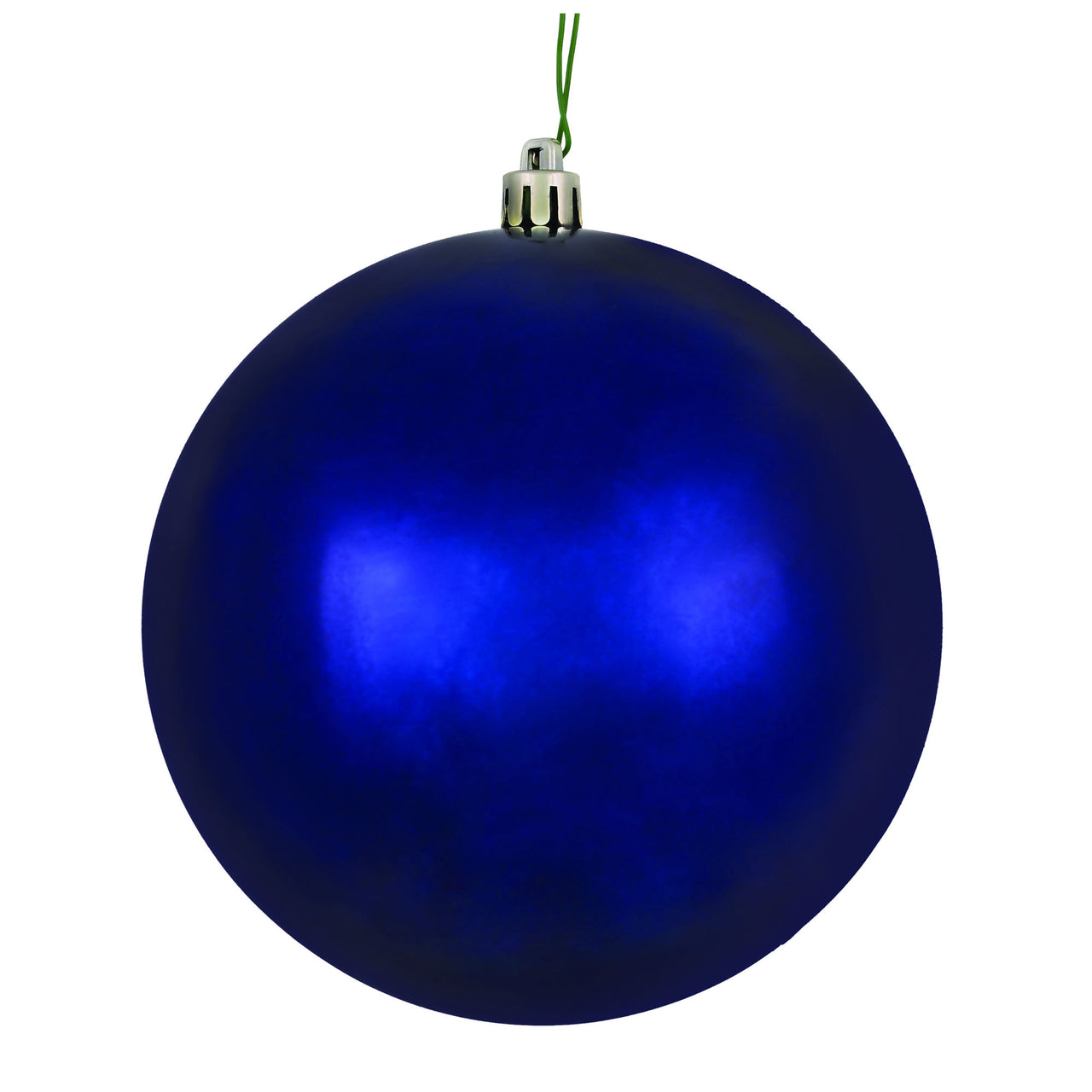 8" Midnt Blue Shiny Ball UV Drilled