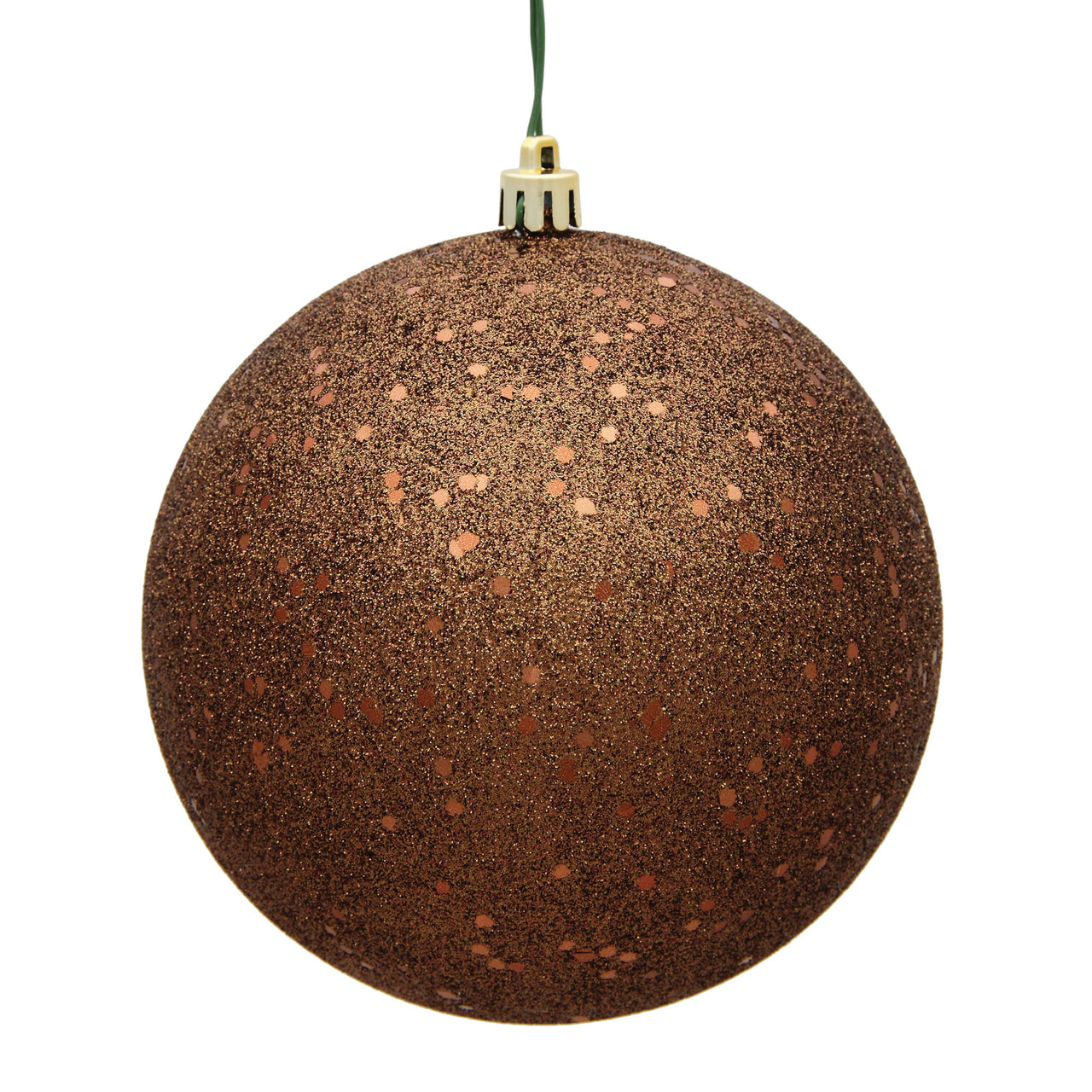 4.75" Mocha Sequin Ball Drilled