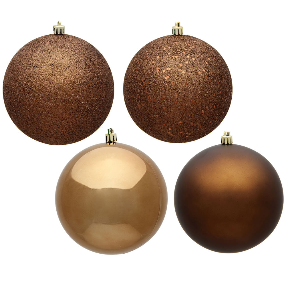 4" Mocha Ball 4 Finish Asst