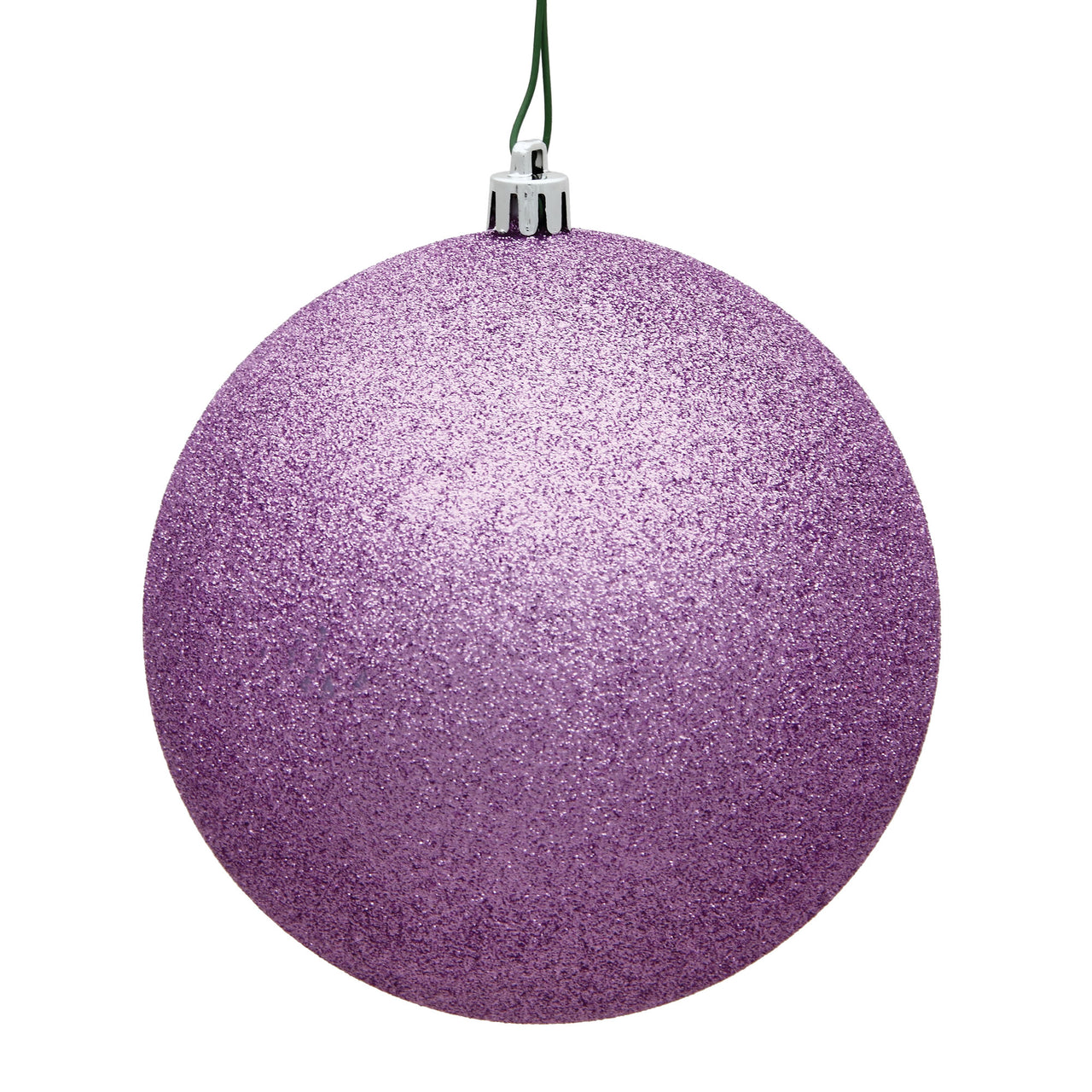 4.75" Orchid Glitter Ball Drilled