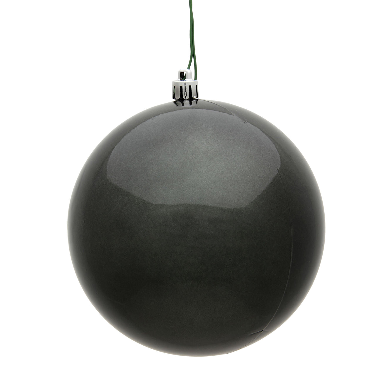 12" Pewter Candy Ball UV Drilled Cap