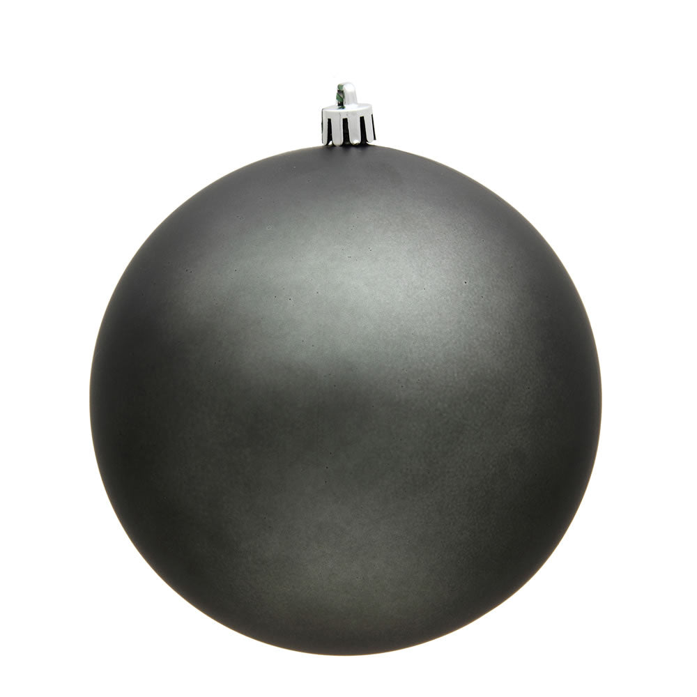 8" Pewter Matte Ball UV Drilled