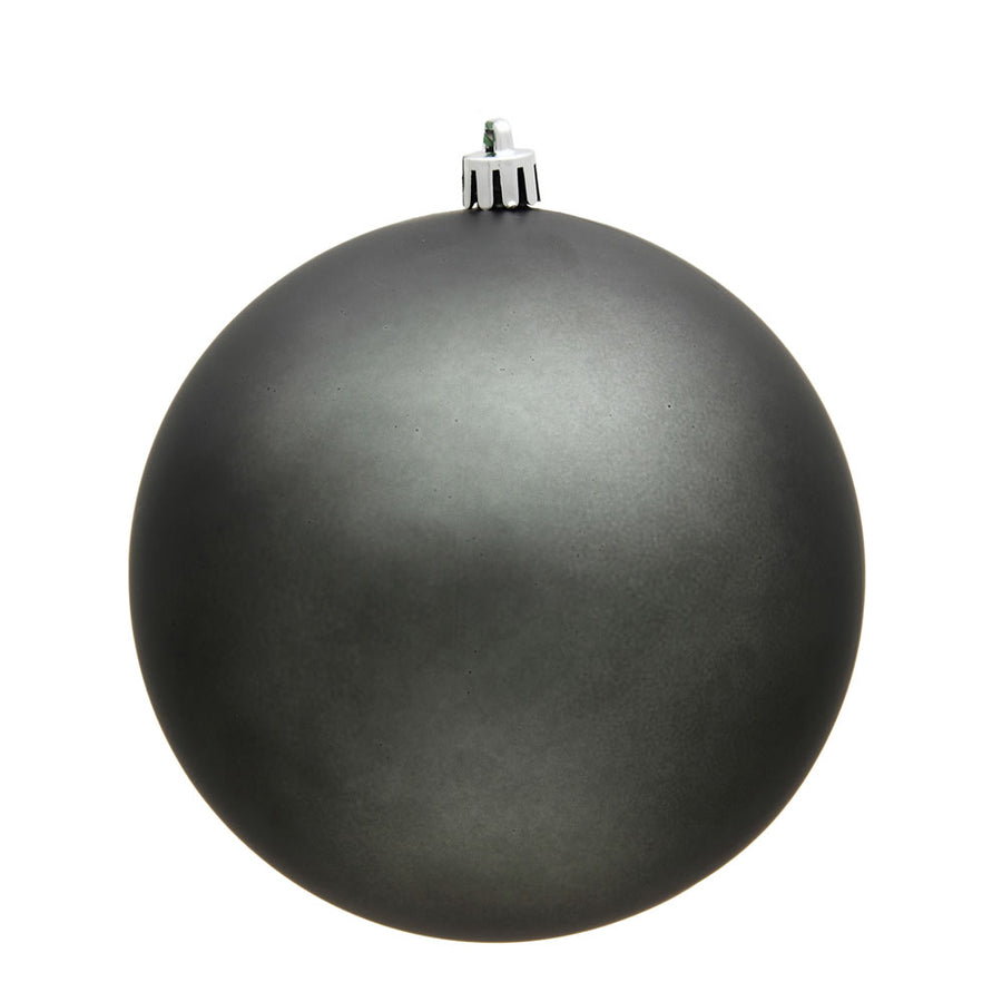 8" Pewter Matte Ball UV Drilled