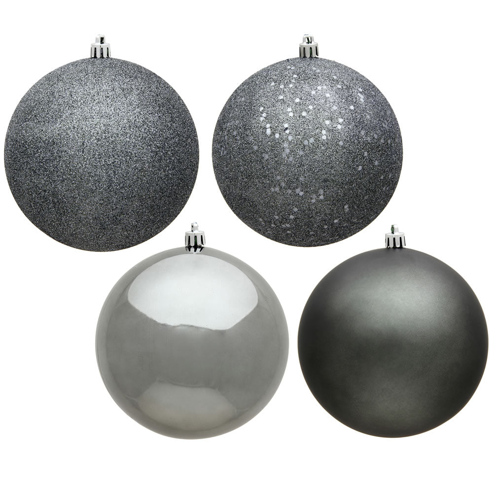 4" Pewter Ball 4 Finish Asst
