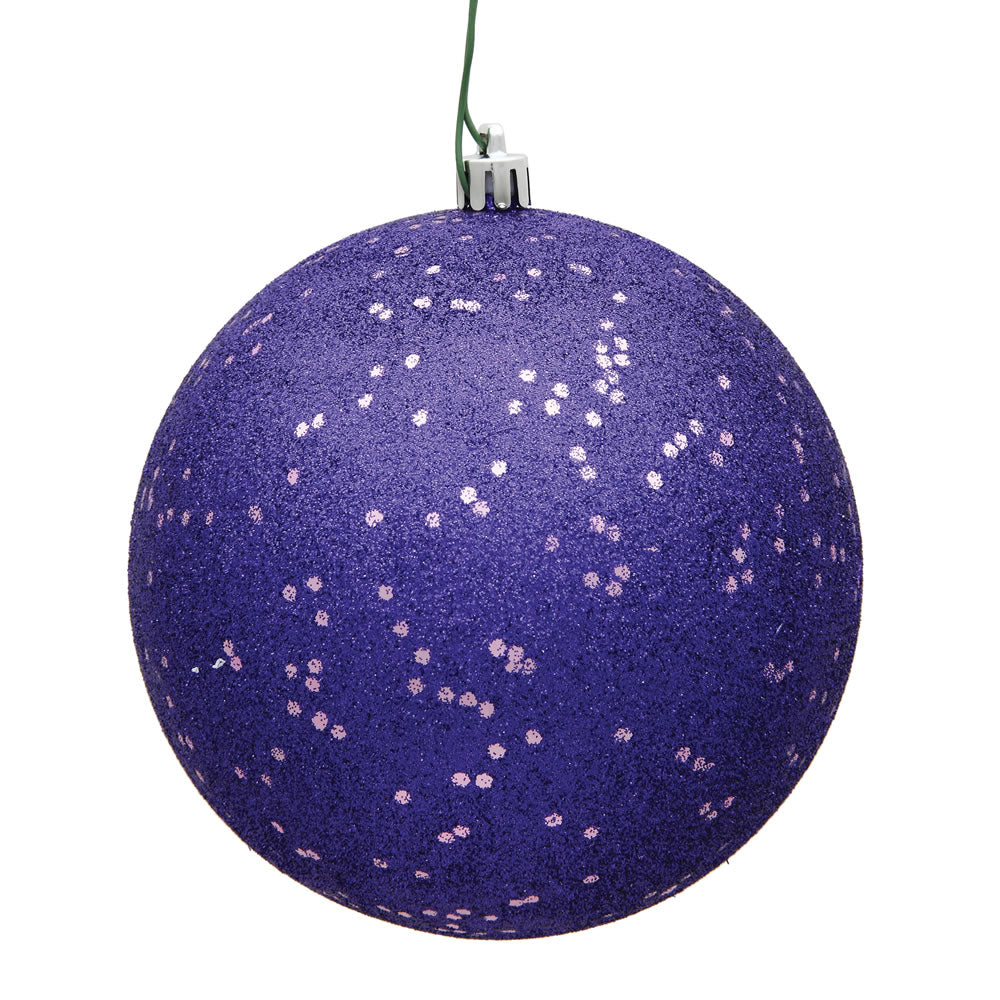4.75" Purple Sequin Ball Drilled