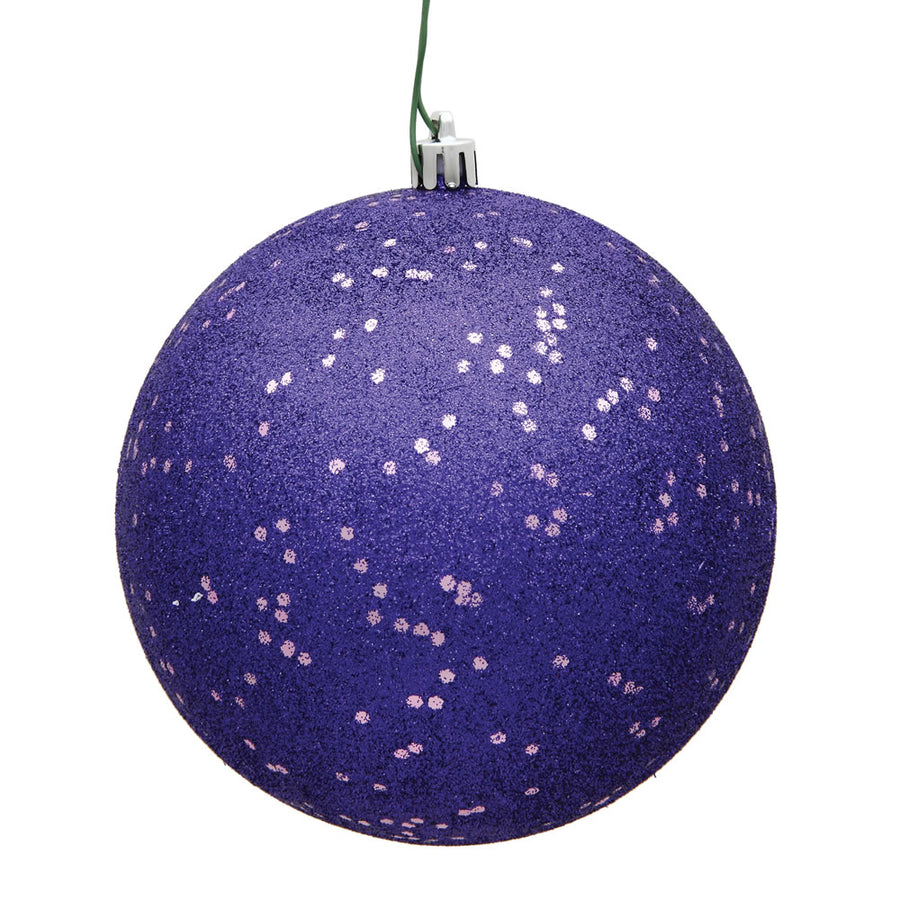 4.75" Purple Sequin Ball Drilled