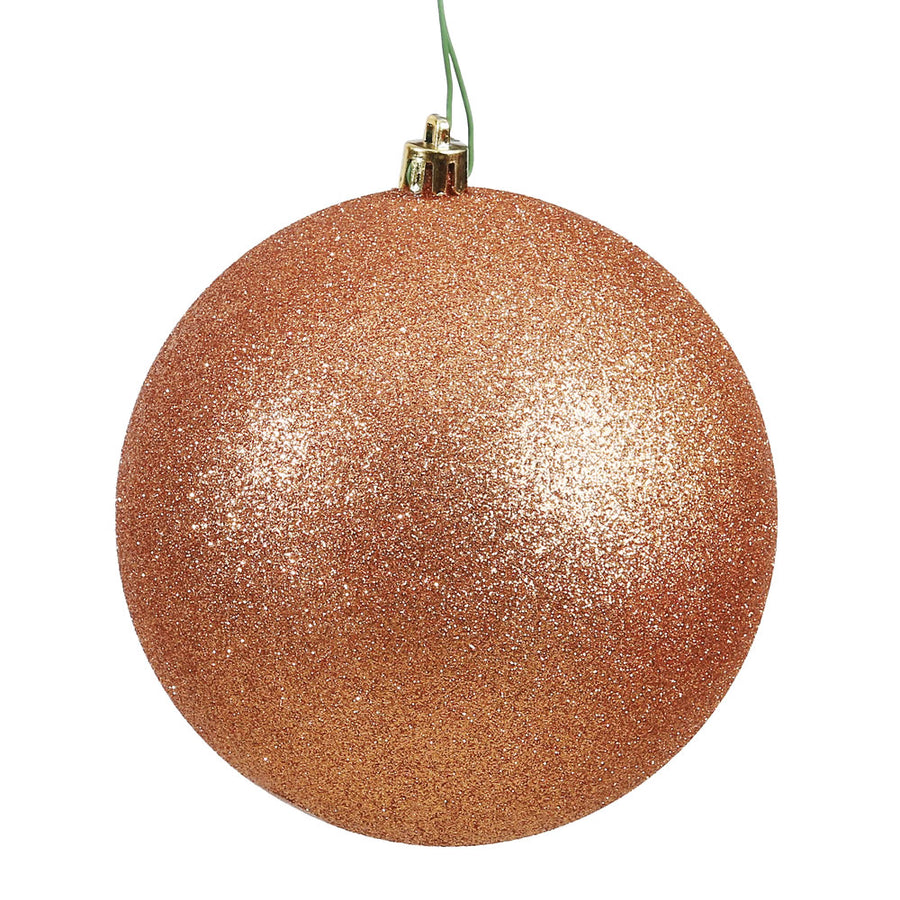 2.4" Rose Gold Glitter Ball