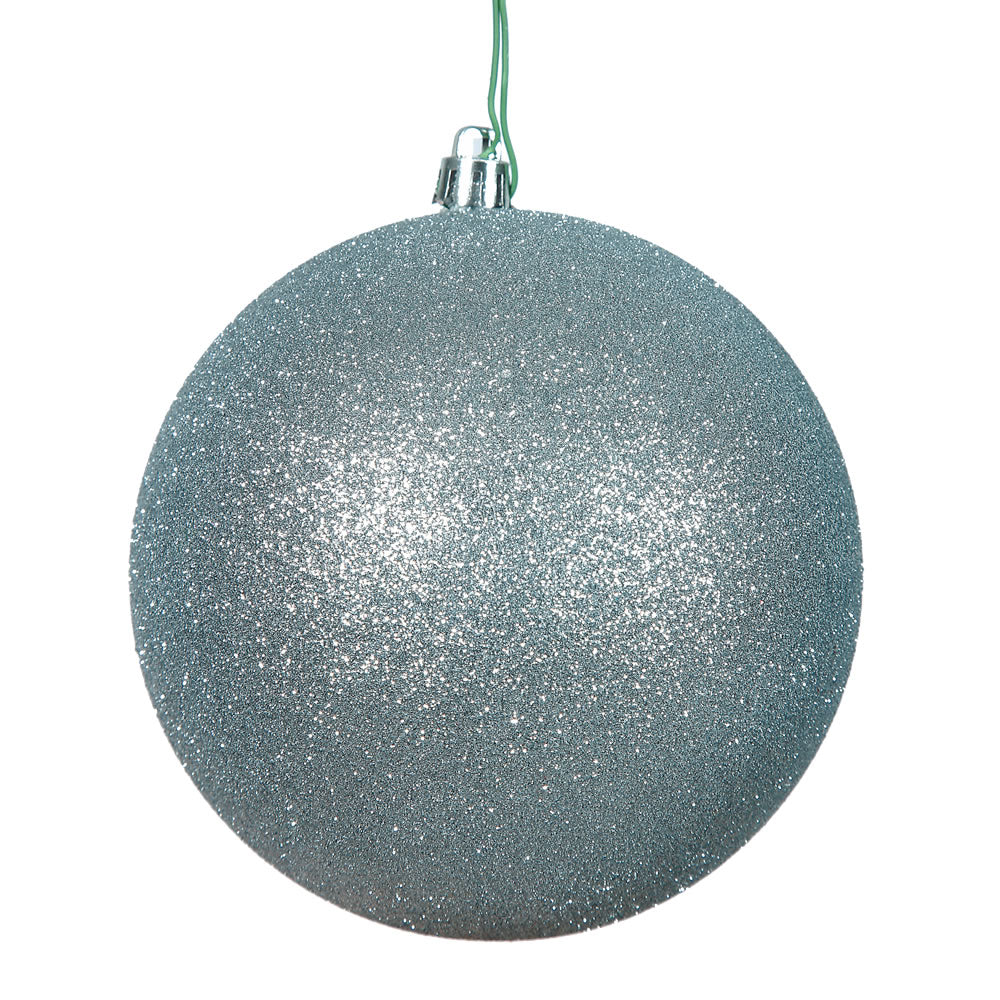 2.4" Silver Glitter Ball