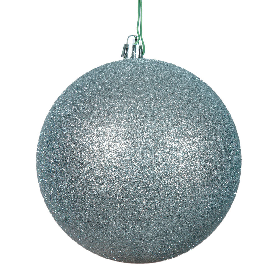 2.4" Silver Glitter Ball
