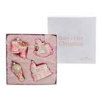Noble Gems™ Glass Baby Girl Ornament Set
