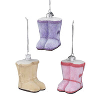 Noble Gems™ Short Button Boot Glass Ornaments