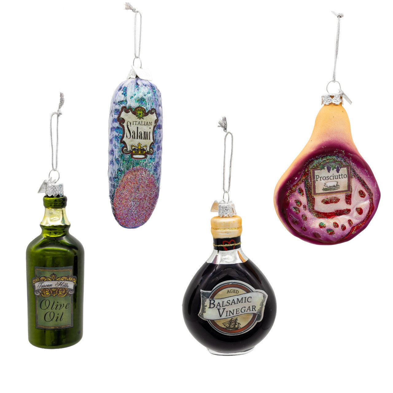 Noble Gems™ Glass Italian Food Ornament Set