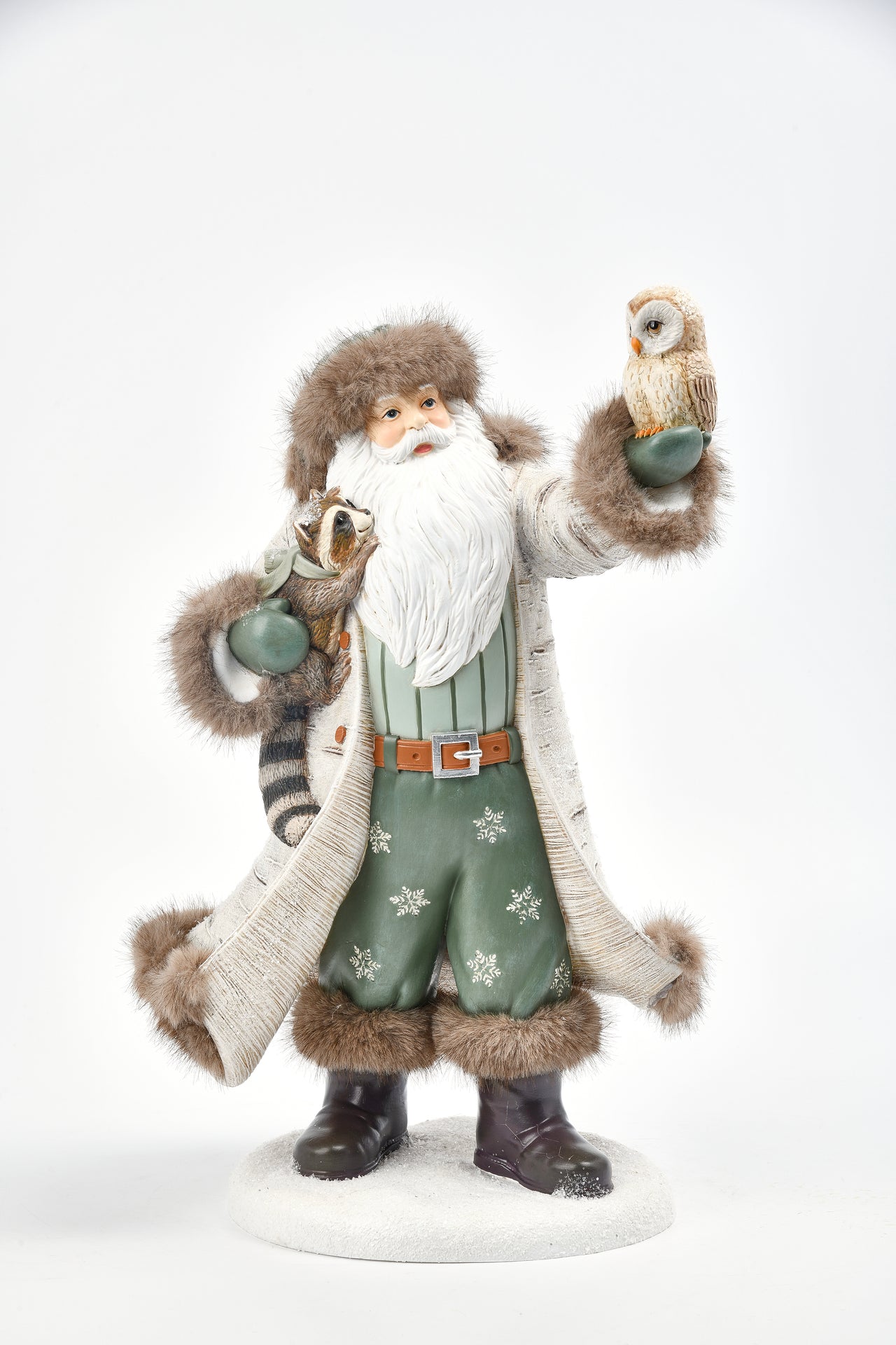 Woodland Santa W/ Birchbark Textured Cape