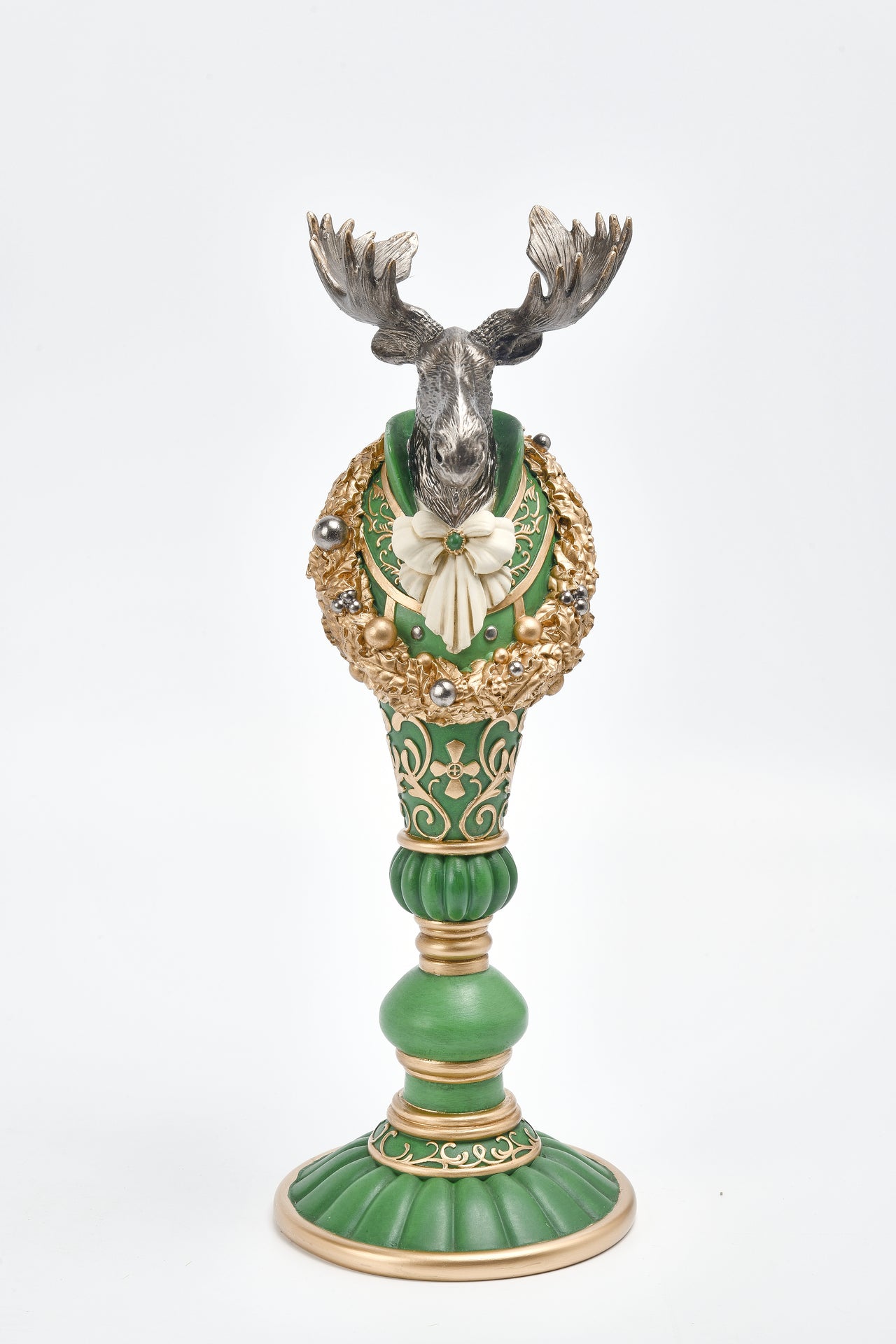 Moose Head On Pedestal