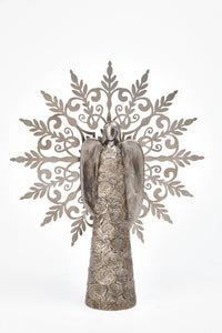 Angel W/ Metal Snowflake