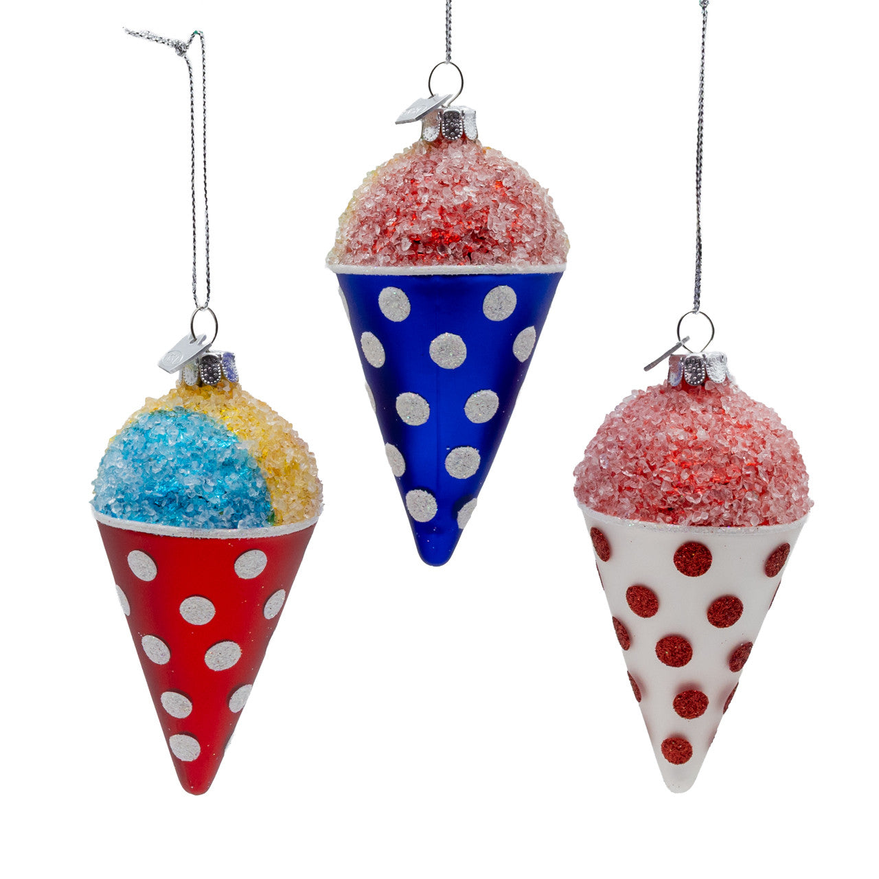 Noble Gems™ Glass Snow Cone Ornament