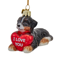 Noble Gems™ Glass Bernese Mountain Dog With 