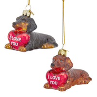 Noble Gems™ Glass Dachshund With 